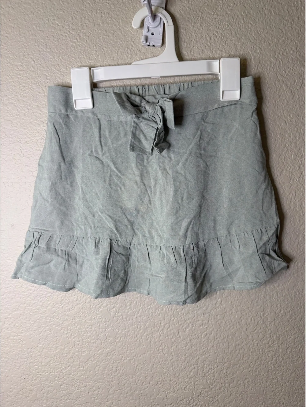 Crown of Hearts Girls Medium Mint Skirt